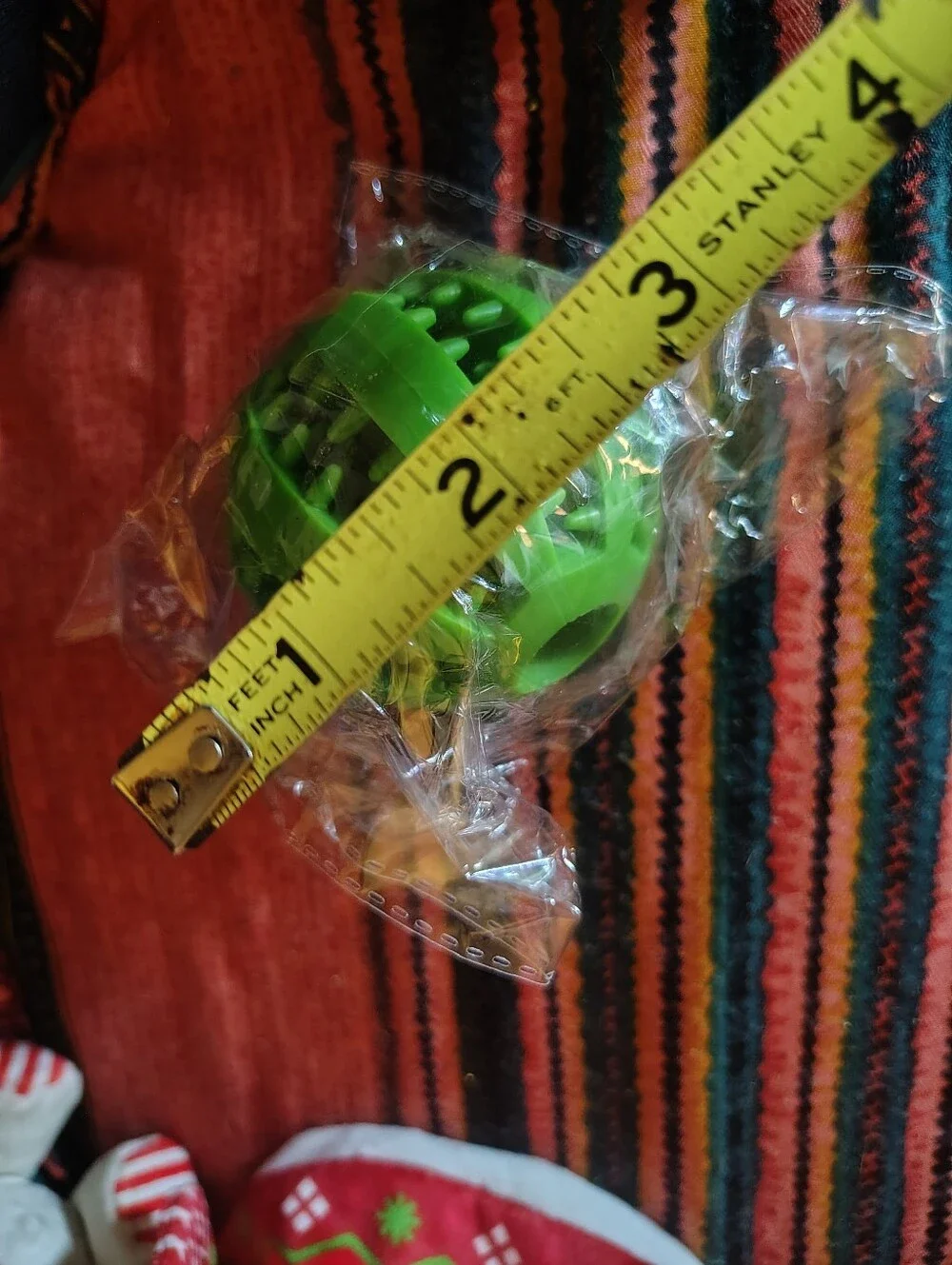 NWT BarkBox Holiday Dog Toy Lot of 3 - Dwight Elephant, Sleigh Belle &Green Ball